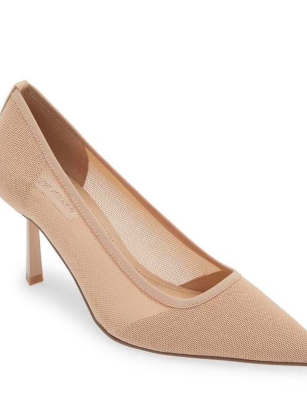 Steve Madden Classic Pointed-Toe Nude Pump